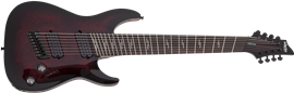 Schecter DIAMOND SERIES Omen Elite-8 Multiscale Black Cherry Burst 8-String Electric Guitar 2022
